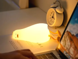 Gece Işık Taşınabilir Dokunmatik Kontrol USB Şarj Karikatür Ördek Çocuk Başucu Lambası